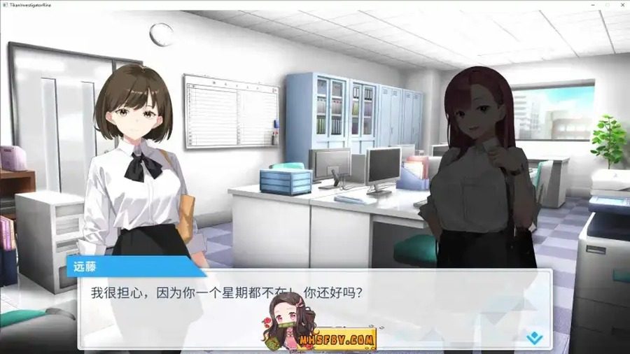 诱饵痴汉搜查官梨奈V1 探索场景 玩法截图 1